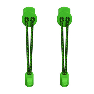 Sort & grønne elastik snørebånd